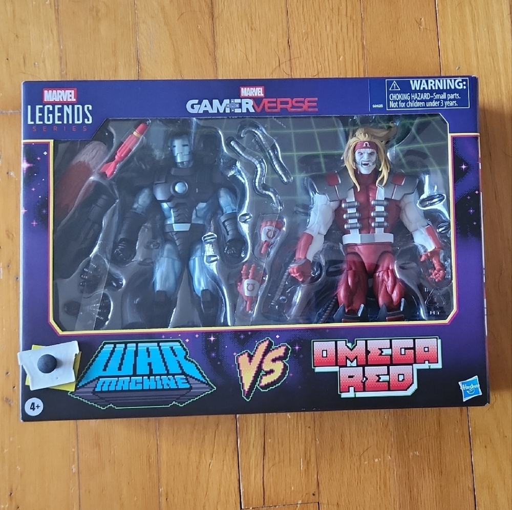 Marvel Gamerverse War Machine vs Omega Red Action Figures